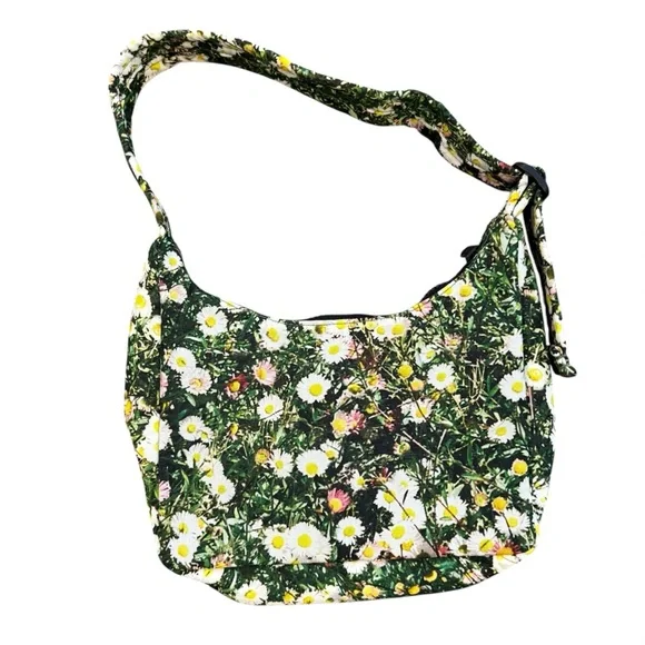 Baggu Mini Nylon Shoulder Bag in Daisy / Floral Purse Handbag - Picture 4 of 12